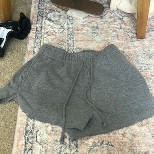 frayed sweatshorts
